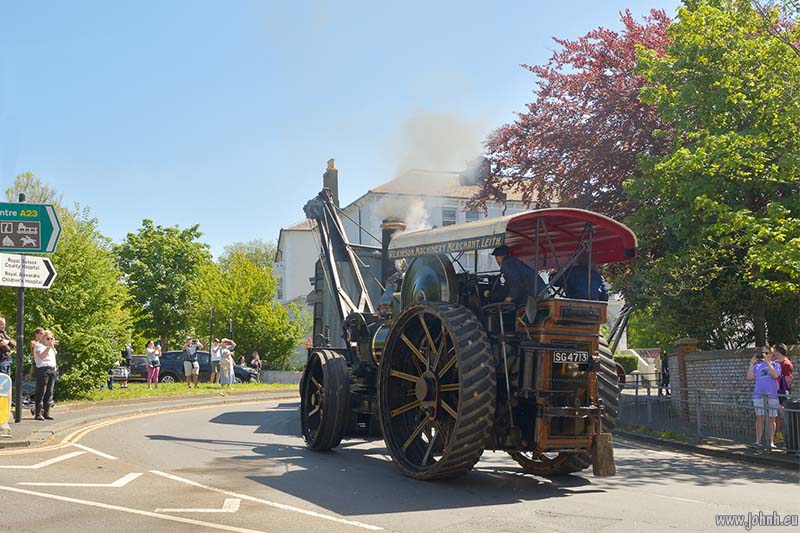 Steam vehicles in Brighton for the HCVS rally 