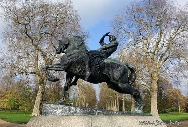 My photo of the statue in Hyde Park: Physical Energy by George Frederic Watts OM RA