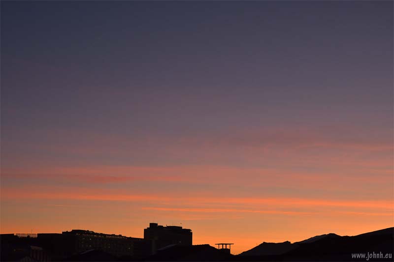 Winter dawn in Marseille