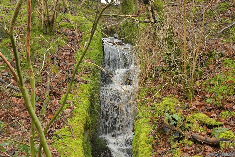Water in the gorge of the River Greta, Cumbria