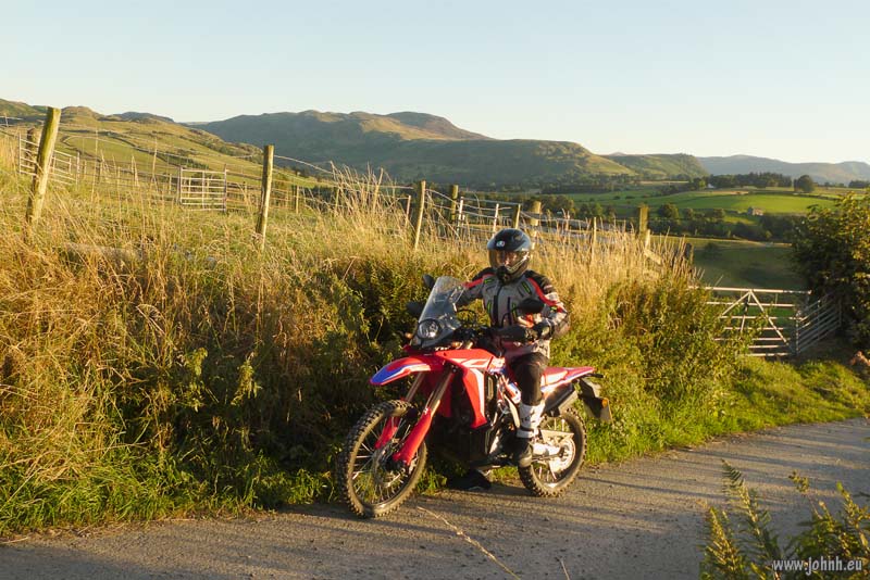Sunset ride out near Keswick, Cumbria