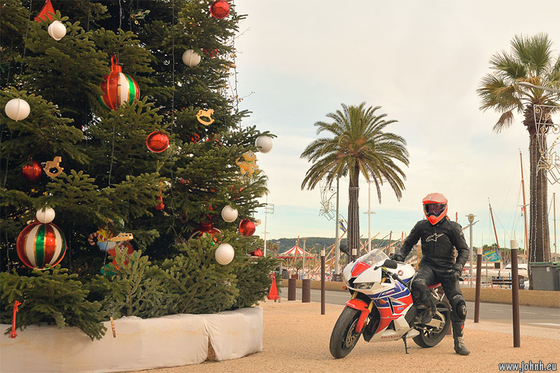 Me and my CBR600RR under the Christmas Tree