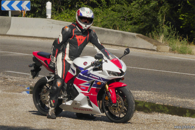 CBR600RR back on the road