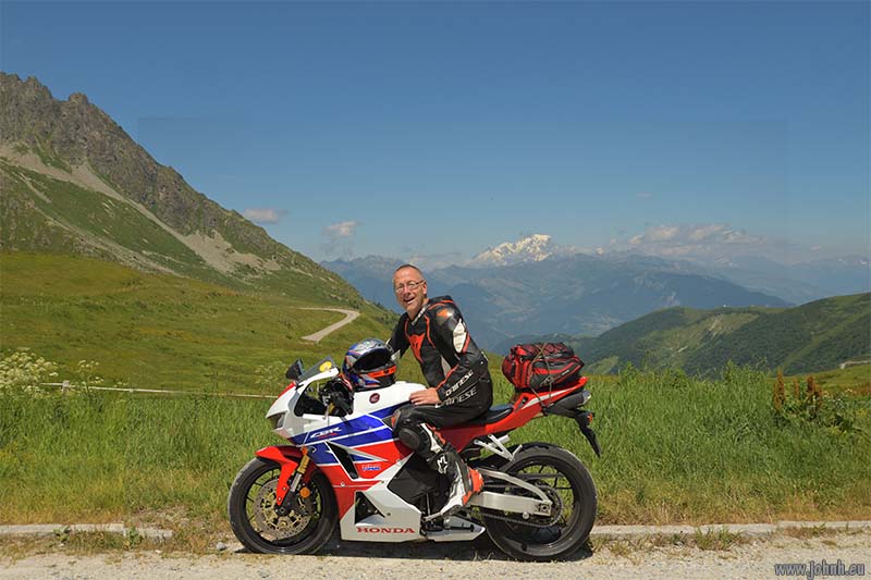 Mt. Blanc from the Col de la Madeleine