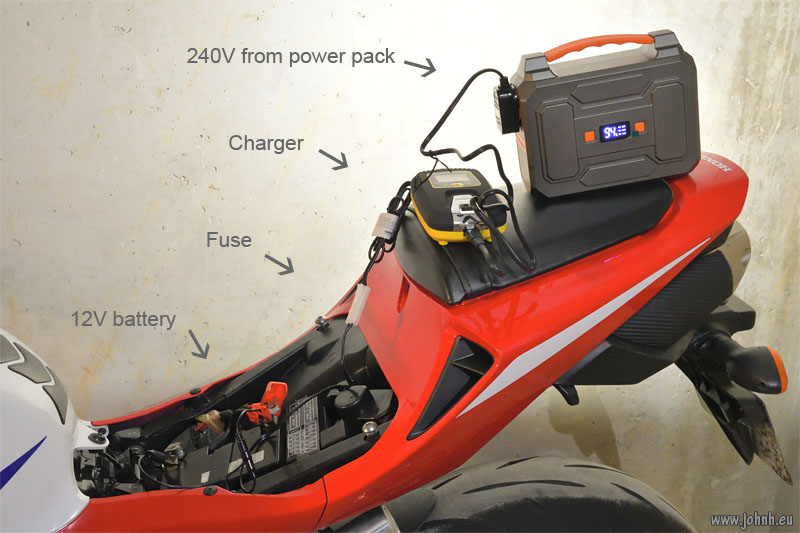 CBR600RR battery charging