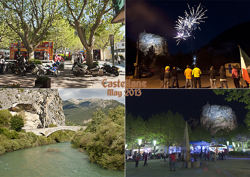 My photo postcard from Castellane in the Alpes-de-Haute-Provence department in southeastern France.